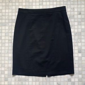 Club Monaco Black Wool Pencil Skirt Size 6